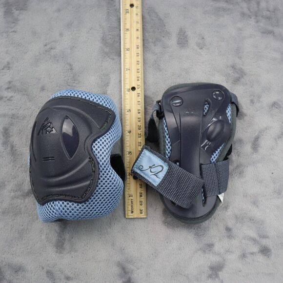 K2 Athena Pads Outdoor Safety Gear Adult Large Blue Wrist Elbow Knee Protection - Picture 16 of 16